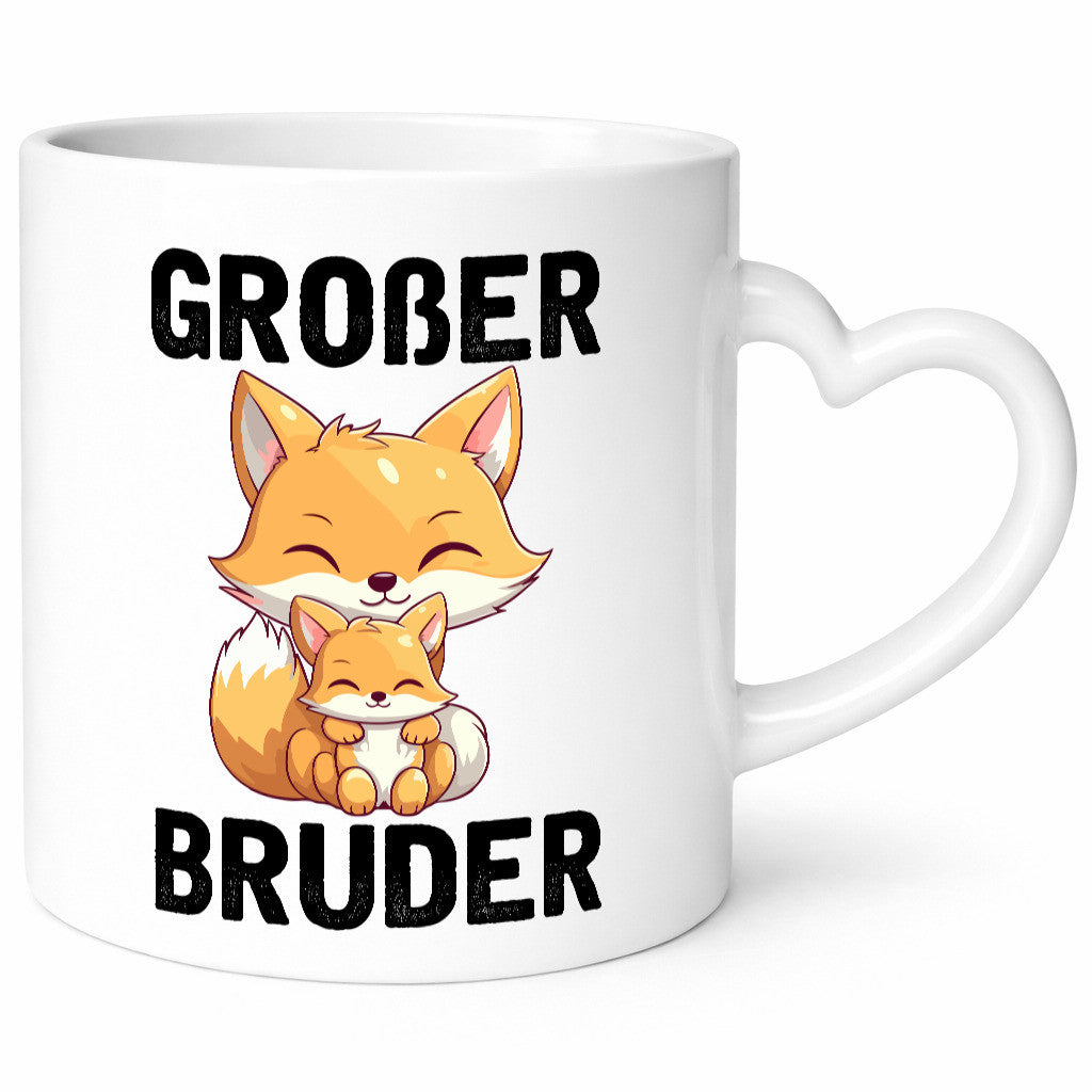 Ich werde großer bruder | Fuchs Schwagerschaft Geschenkidee Humor Tasse