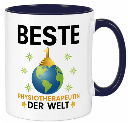 Welt Beste Physiotherapeutin Geschenkidee Humor Tasse