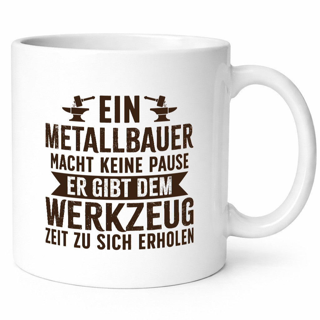 Metallbauer gibt Werkzeug Erholungszeit | Amboss Hammer lustiger Spruch