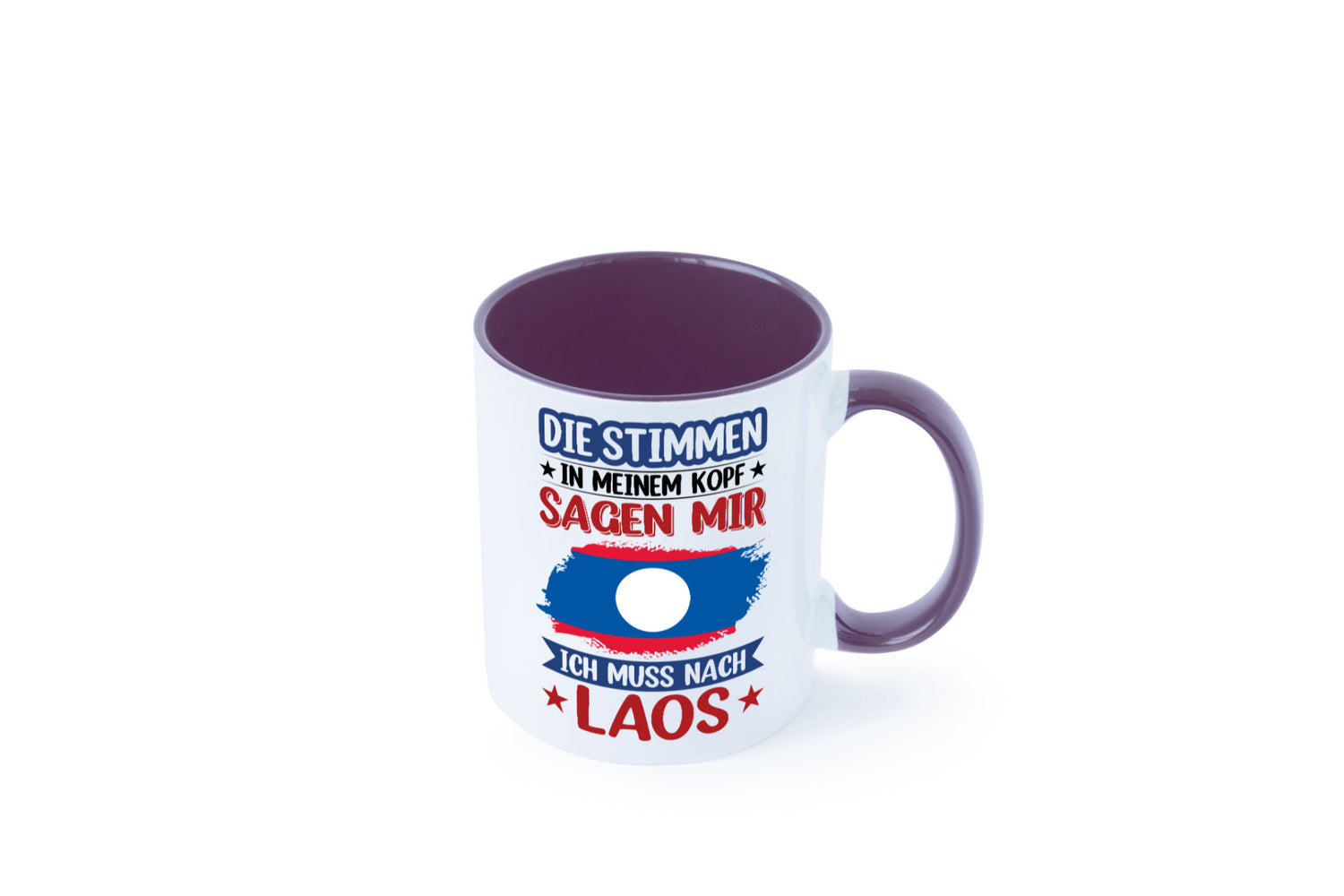 Laos | Urlaub Stimmen in meinem Kopf Traumland lustig Humor Geschenkidee