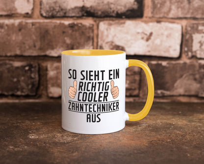 Richtig Cooler Zahntechniker | Zahnmedizin Geschenkidee Humor Tasse