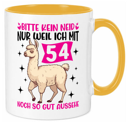 54. Geburtstag | 54 Jahre Lama gut aussehen Geschenk Geschenkidee lustiger