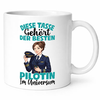 Im Universum: Pilotin | Definition Piloten lustiger Spruch Geschenk Humor
