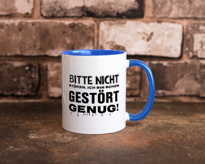 Ich bin schon gestört lustiger Spruch Geschenk Humor Geschenkidee Tasse
