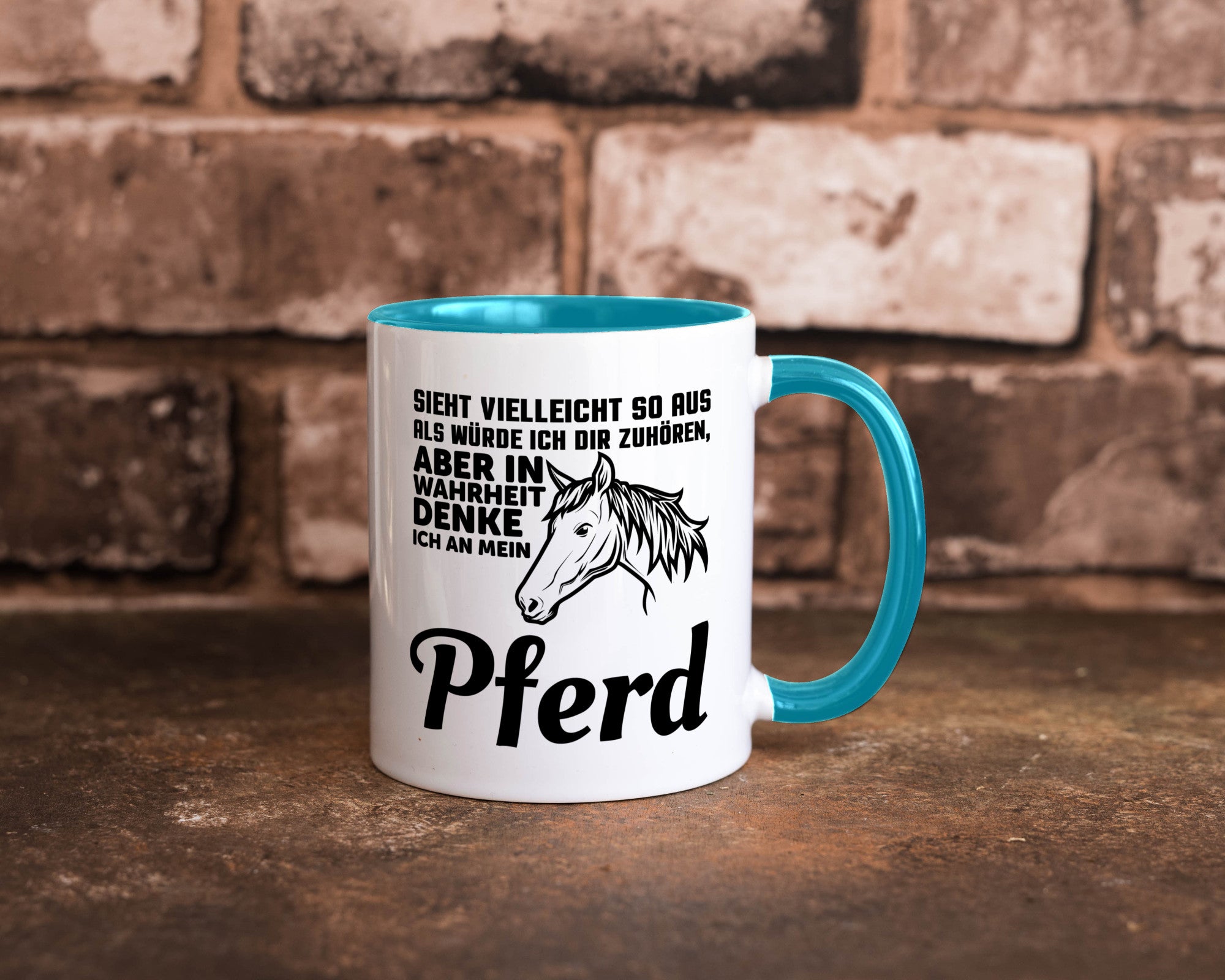 Pferde Spruch | Reiterin Tasse Pferdesport Reiten Humor Geschenkidee