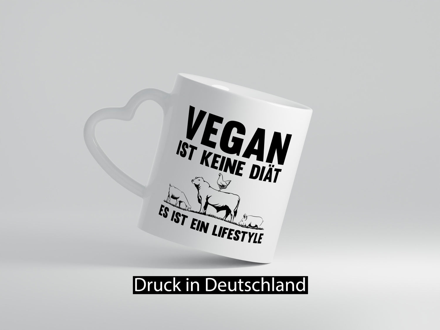 Vegan ist keine Diät es ein Lifestyle | Veganer Humor Geschenkidee Tasse