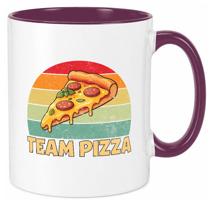 Team Pizza | Pizzaliebhaber Lover v2 Geschenkidee Humor Tasse