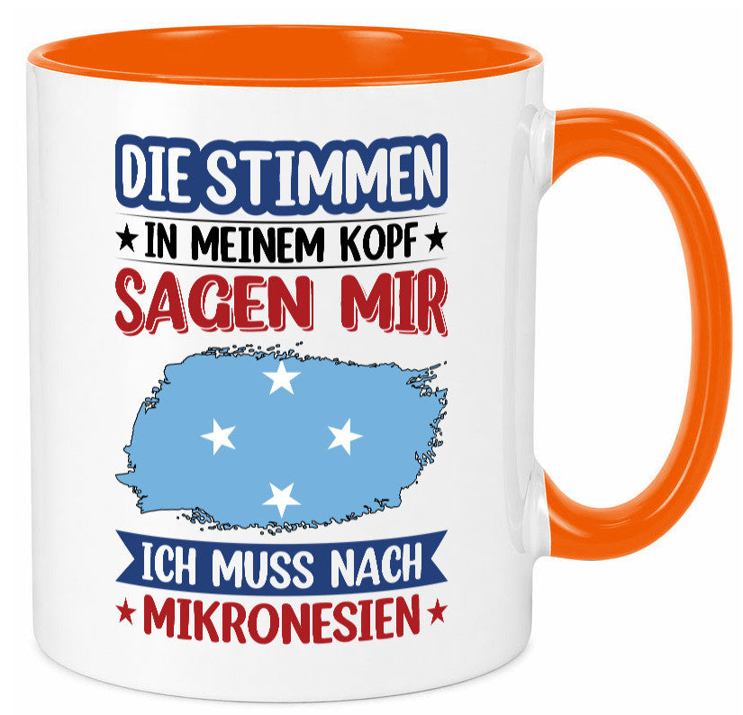 Mikronesien | Urlaub Stimmen in meinem Kopf Traumland Geschenk Humor