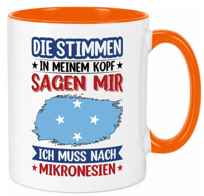 Mikronesien | Urlaub Stimmen in meinem Kopf Traumland Geschenk Humor