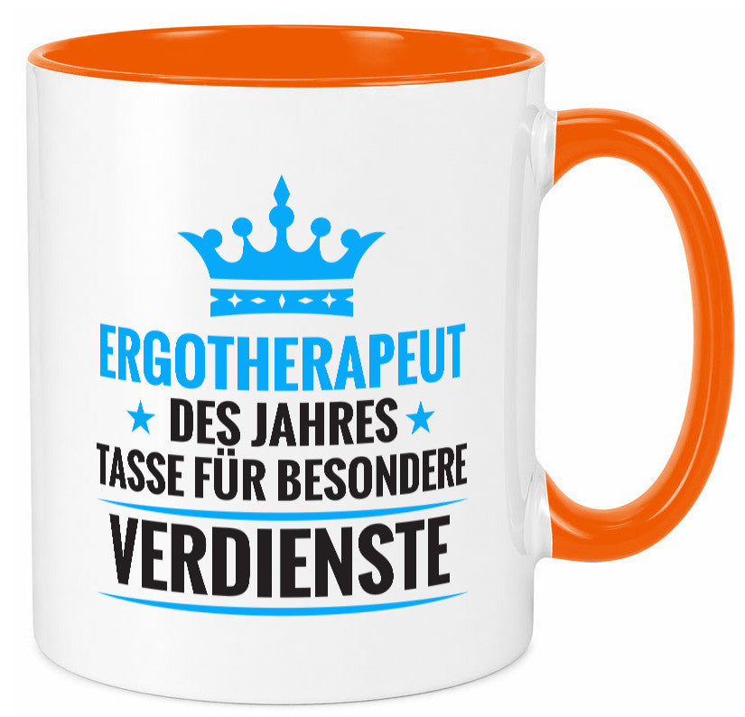 Besonderer Verdienst: Ergotherapeut | Ergotherapie Geschenkidee Humor Tasse
