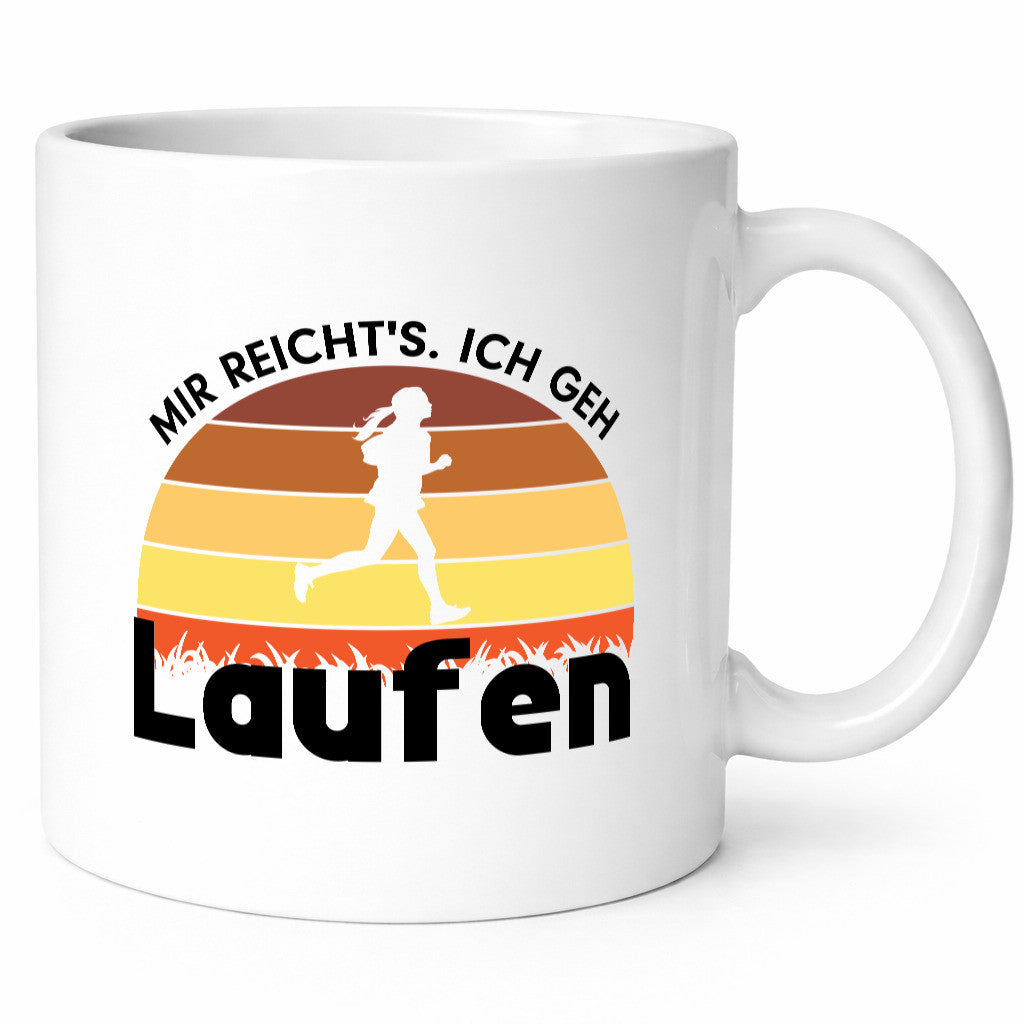 Mir reichts ich geh Laufen | Sport Joggen Humor Geschenkidee Tasse