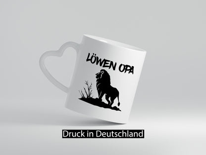 Löwen Opa | Löwe Wildtiere lustiger Spruch Geschenk Familie Geschenkidee Tasse