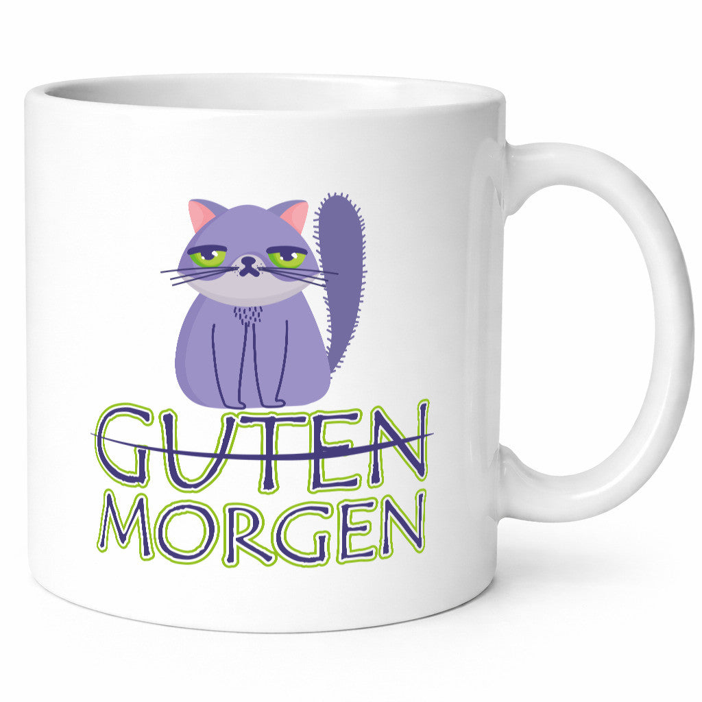 Guten Morgen Katze v2 lustig Tierliebhaber Humor Geschenk Tasse