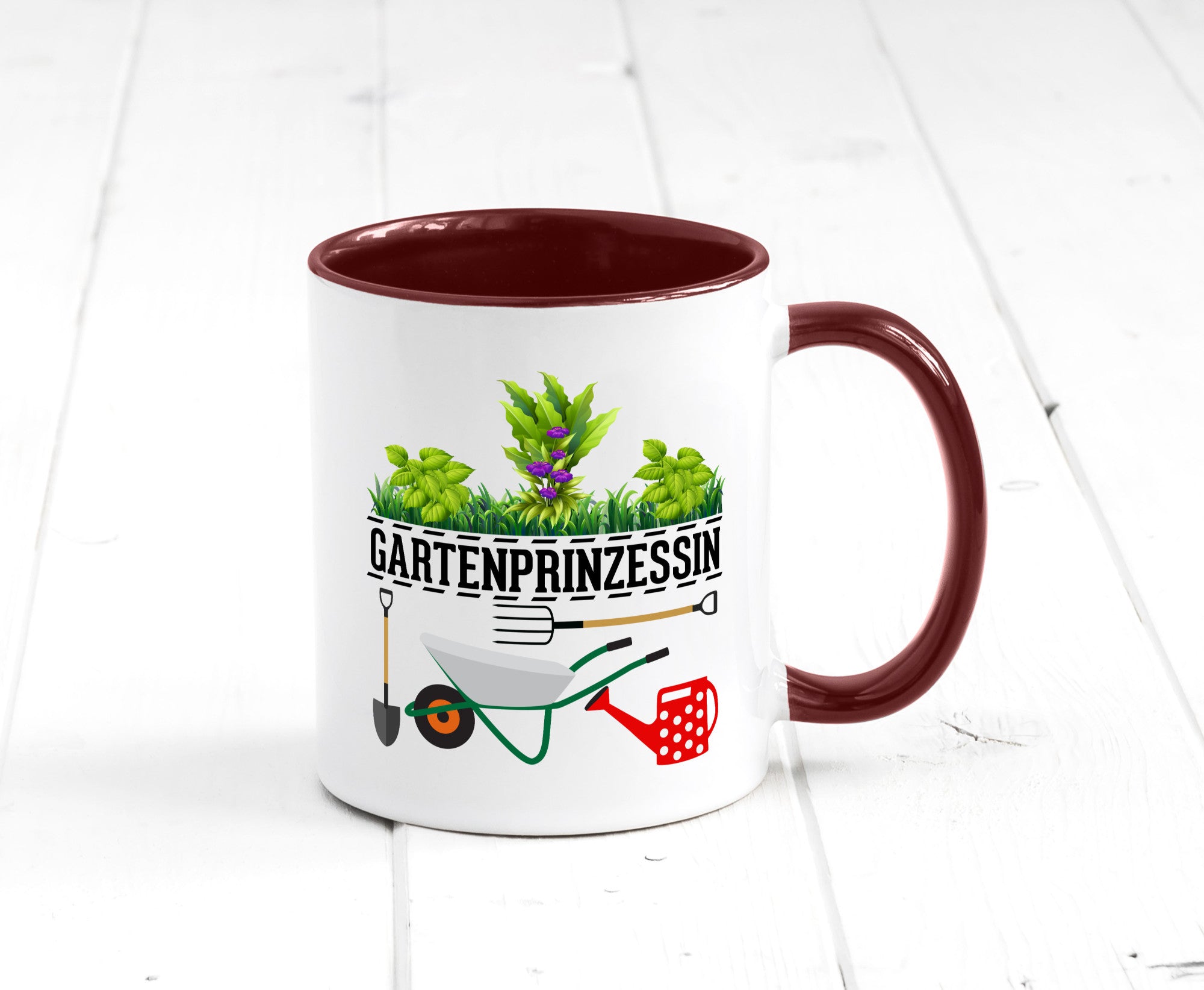 Gartenprinzessin | Gärtnerin Gartenliebhaber Geschenk Humor Geschenkidee