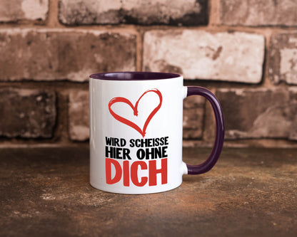 Wird Scheisse Geschenk Humor Geschenkidee lustiger Spruch Tasse