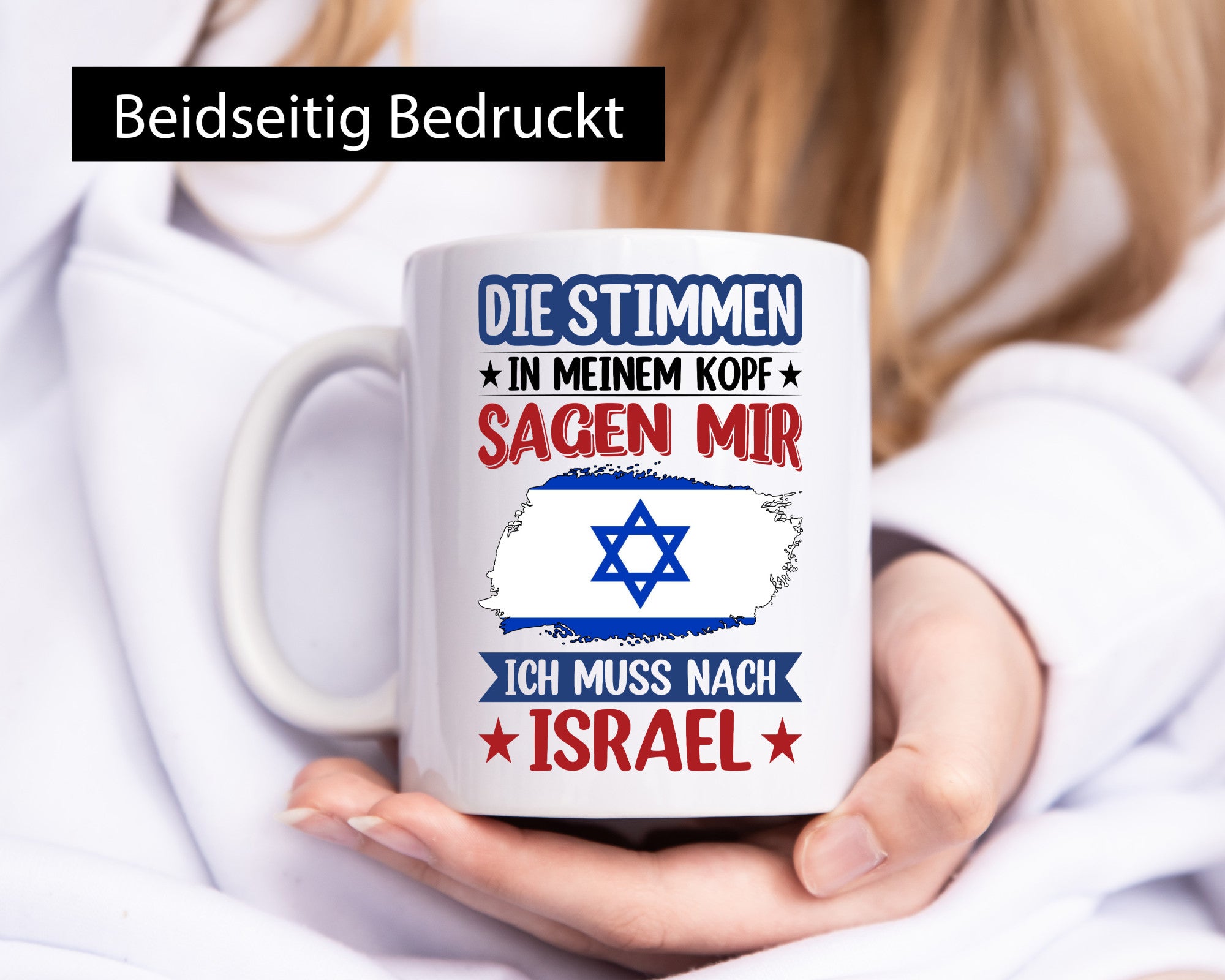Israel | Urlaub Stimmen in meinem Kopf Traumland lustig Humor Geschenkidee