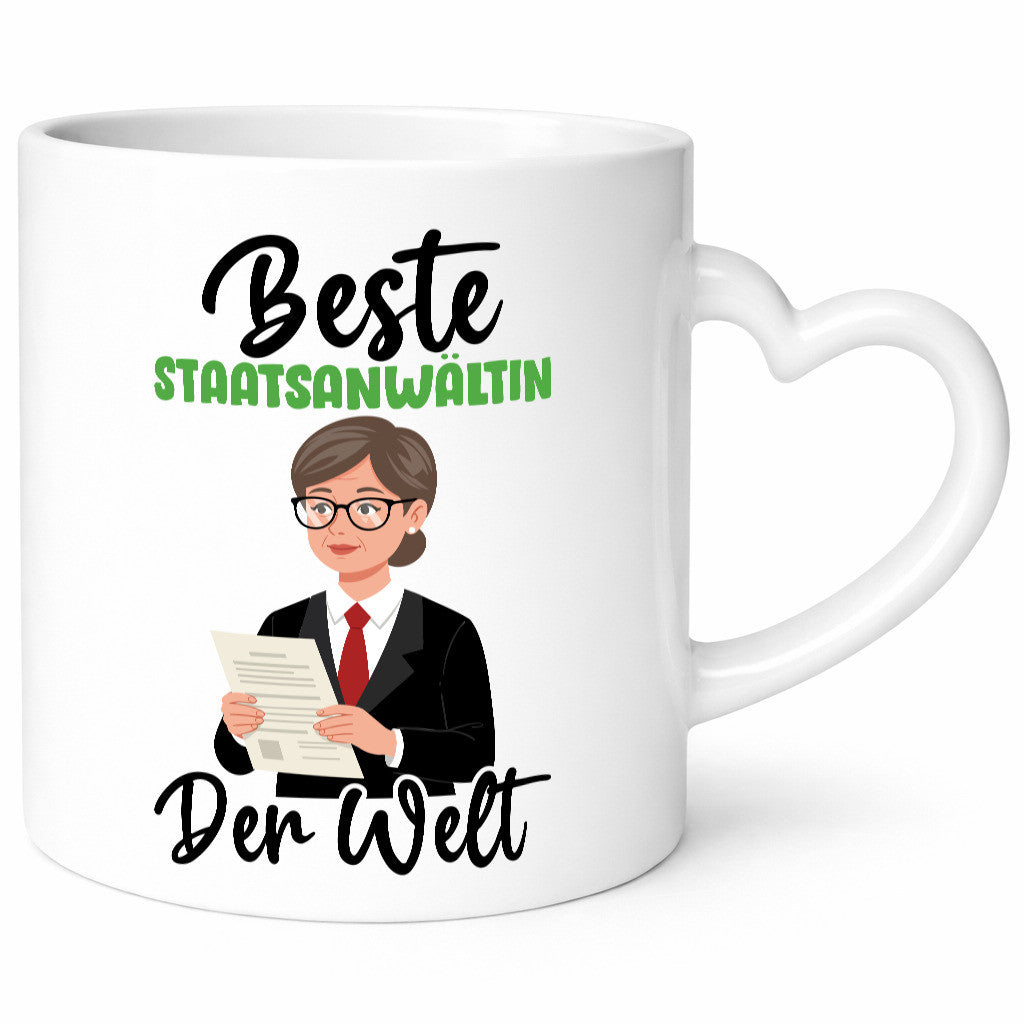 Beste Staatsanwältin | Anwältin v2 Geschenkidee Humor Tasse