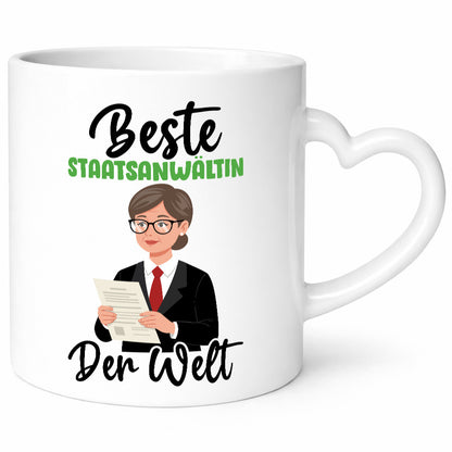 Beste Staatsanwältin | Anwältin v2 Geschenkidee Humor Tasse