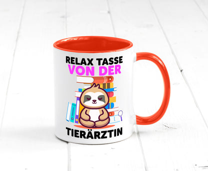 Relax Tasse: Tierärztin | Mediziner Tiermedizin Humor Tierliebhaber