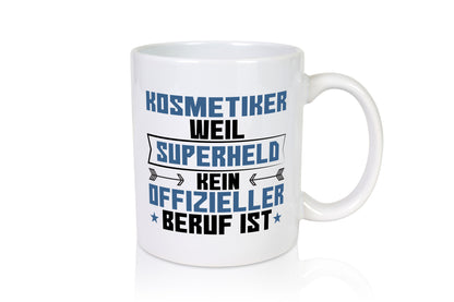 Superheld Kosmetiker | Kosmetik Stylist Visagist Geschenkidee Humor Tasse
