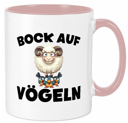 Bock auf Vögeln | Vögel Lustig v2 Humor Geschenkidee Geschenk Tasse
