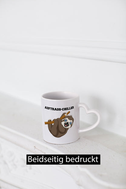 Auftrags Chiller lustiger Spruch Geschenk Humor Geschenkidee Tasse