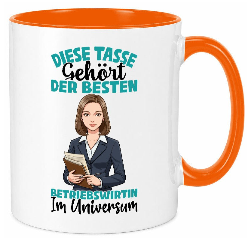 Im Universum: Betriebswirtin | Betriebswirtschaft Geschenk Humor Geschenkidee Tasse