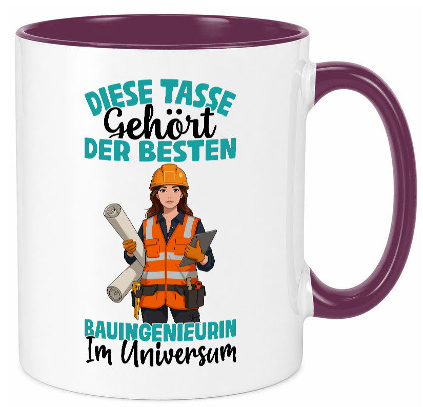Im Universum: Bauingenieurin | Ingenieurin lustiger Spruch Geschenk Humor