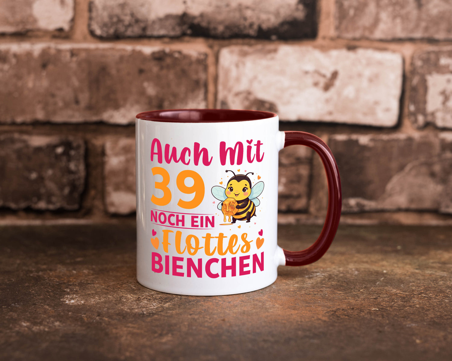 39. Geburtstag | Flottes Bienchen 39 Jahre lustiger Spruch Geschenk