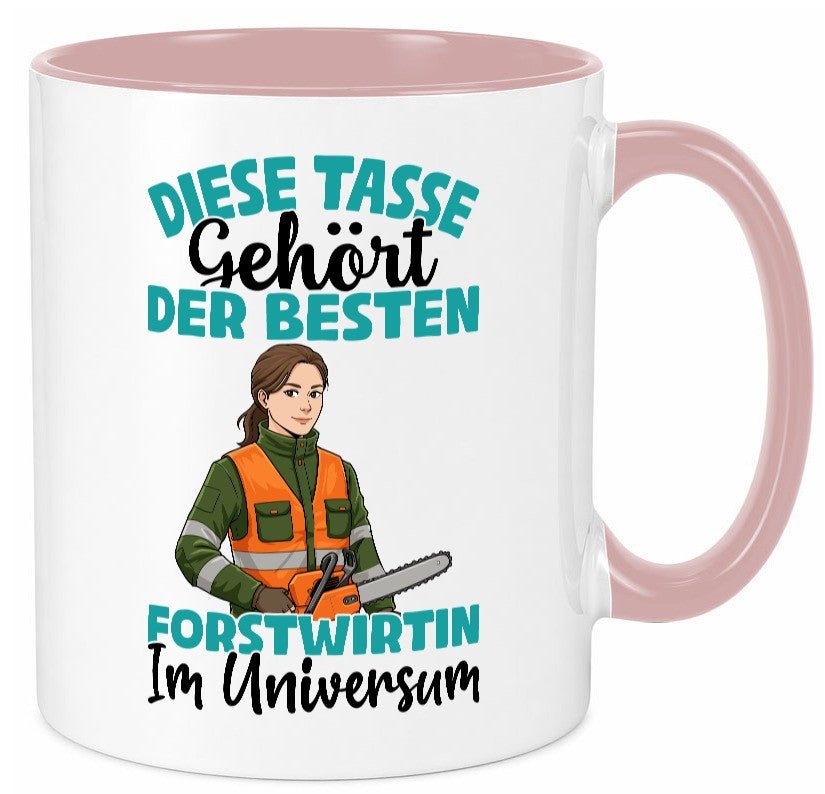Im Universum: Forstwirtin | Forst Wirtin Geschenkidee Humor Tasse