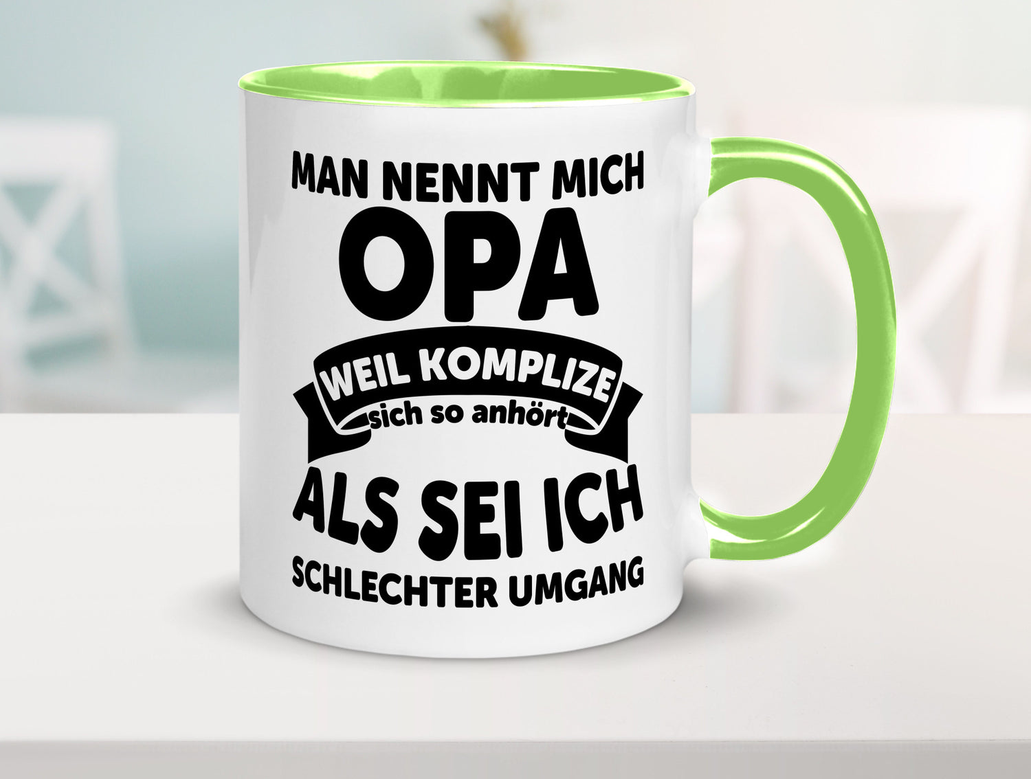 Nenn mich Opa, Komplize schlechter Umgang | Opa Witz Geschenk Familie