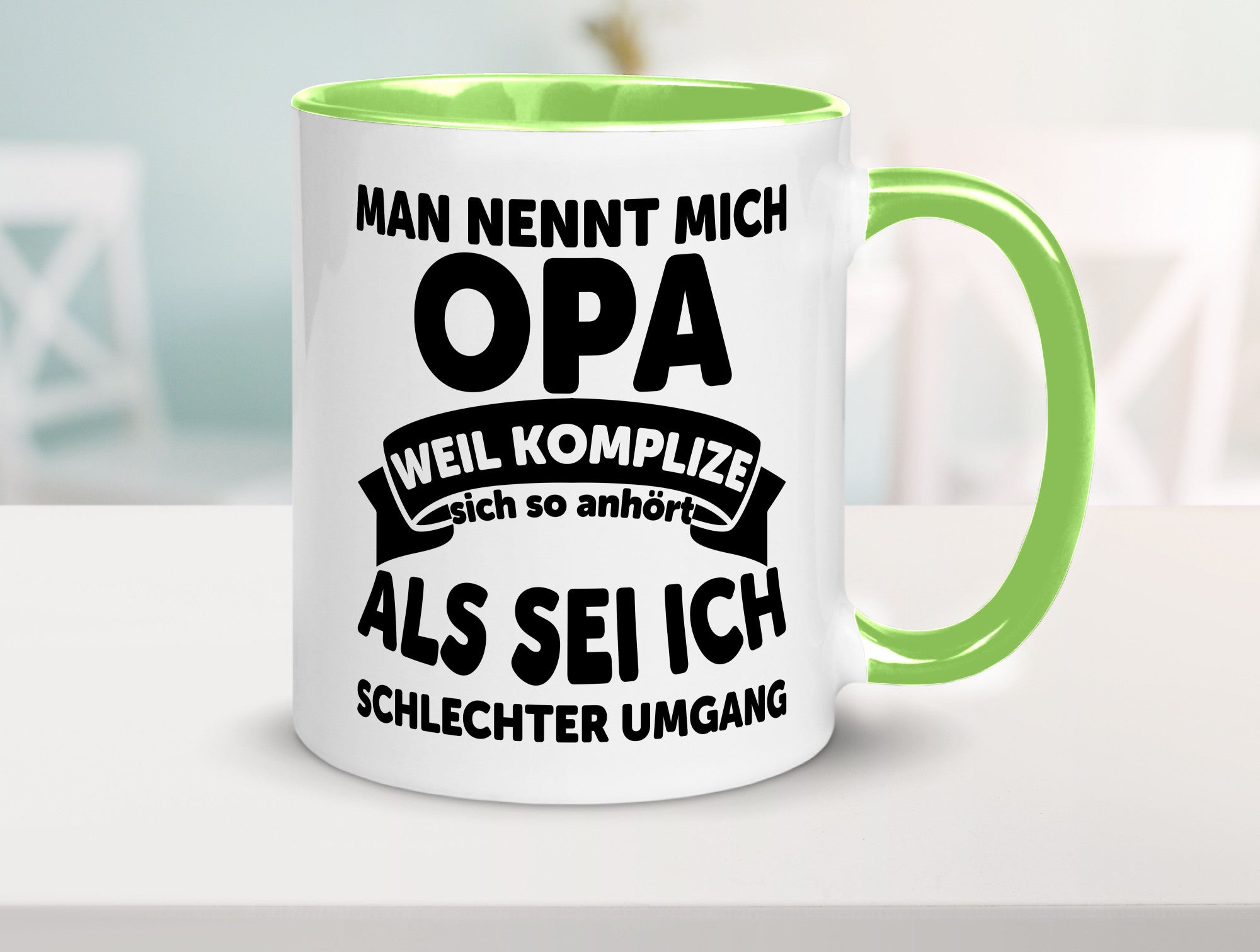 Nenn mich Opa, Komplize schlechter Umgang | Opa Witz Geschenk Familie