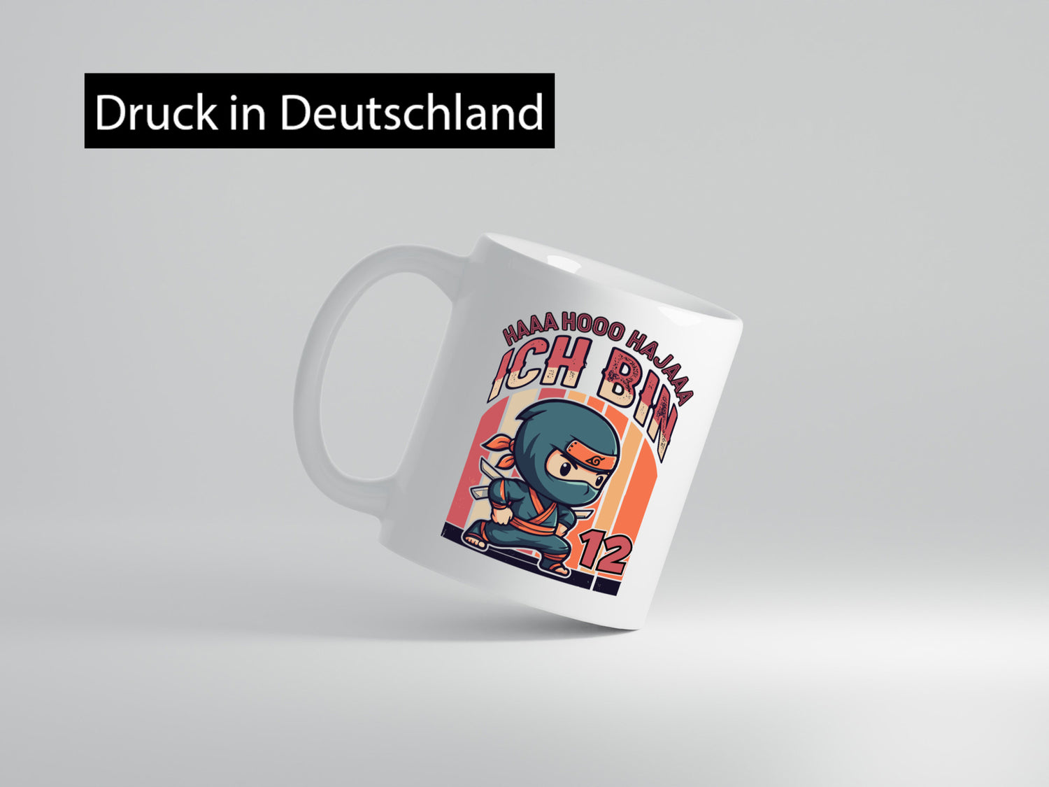 12. Geburtstag | Ninja Junge 12 Jahre Humor Geschenkidee Tasse
