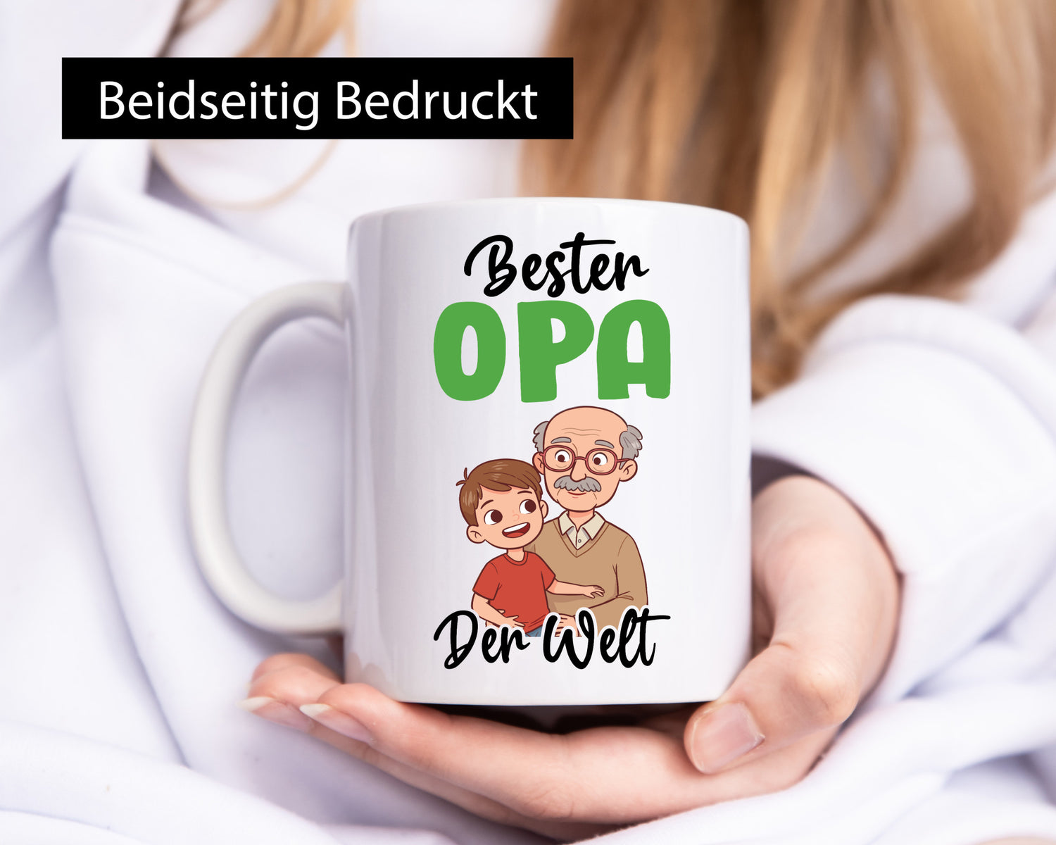 Bester Opa | Großvater Enkel Familie lustiger Spruch Geschenk Geschenkidee Tasse