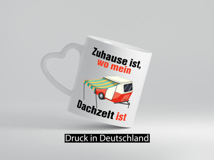 Zuhause ist wo mein Dachzelt | Zelten Campen lustig Humor Geschenkidee Geschenk