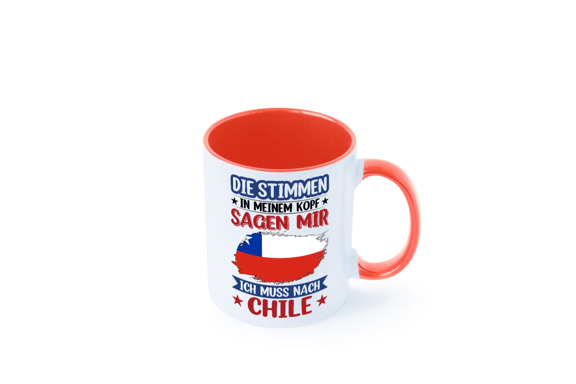 Chile | Urlaub Stimmen in meinem Kopf Traumland Geschenkidee Humor Tasse