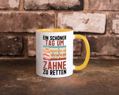 Ein schöner Tag um zähne zu retten | Zahnarzt Geschenk Humor Geschenkidee