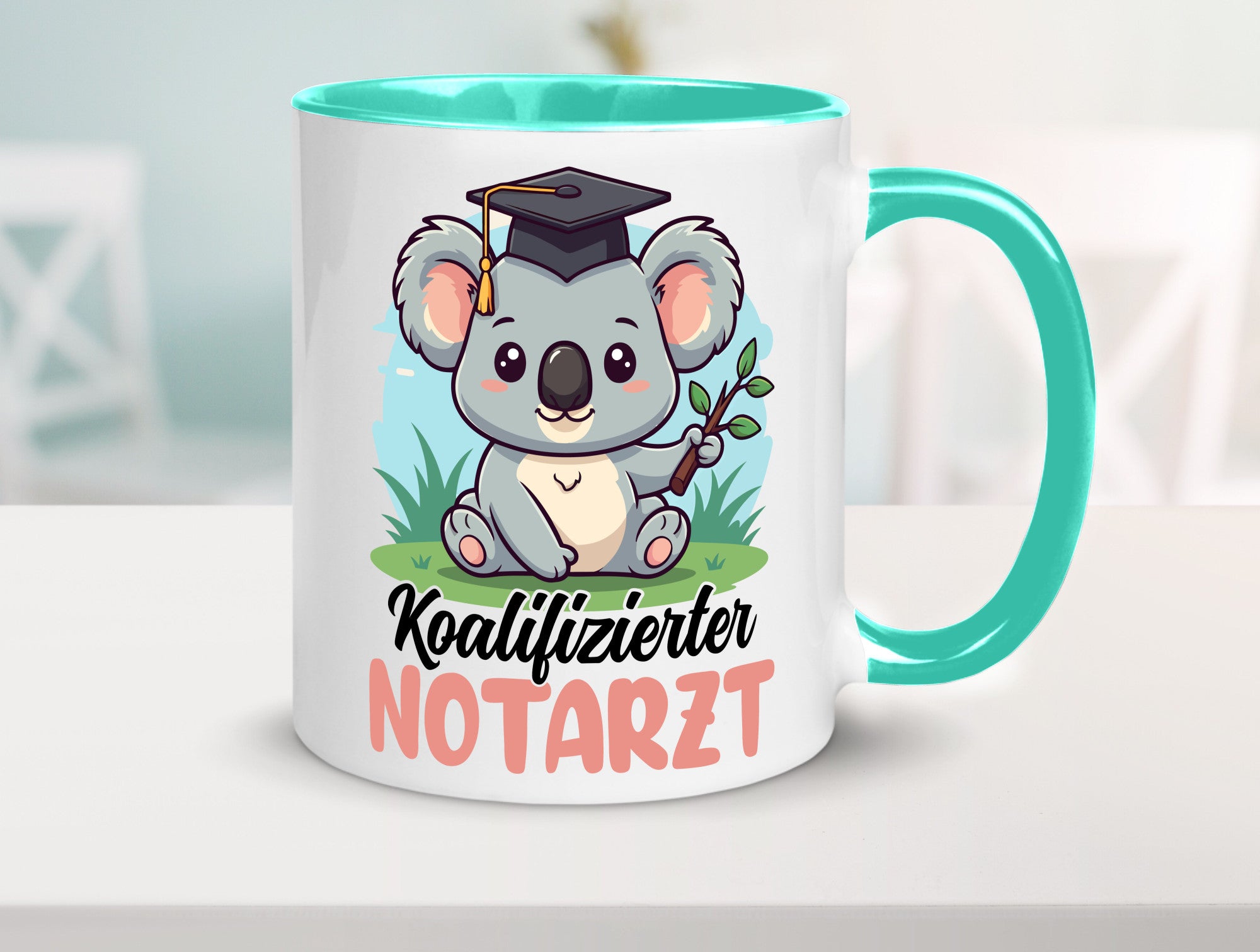 Koalifizierter Notarzt | Arzt Geschenk Humor Geschenkidee lustiger Spruch Tasse
