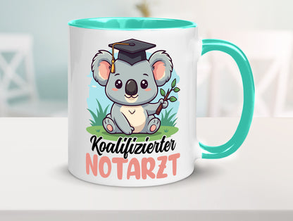 Koalifizierter Notarzt | Arzt Geschenk Humor Geschenkidee lustiger Spruch Tasse