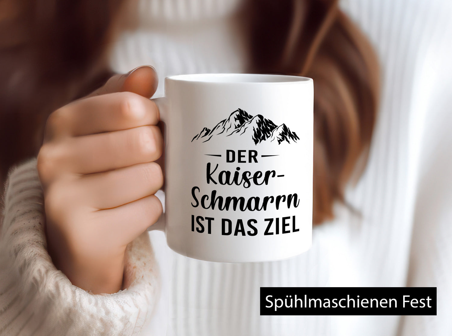 Kaiserschmarrn ist das Ziel | Berge Humor Geschenkidee Tasse
