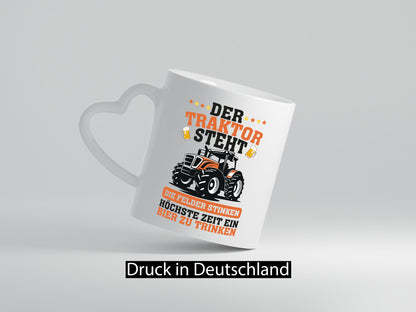 Der traktor steht | Felder Stinken Bier trinken Bauer lustiger Spruch Geschenk