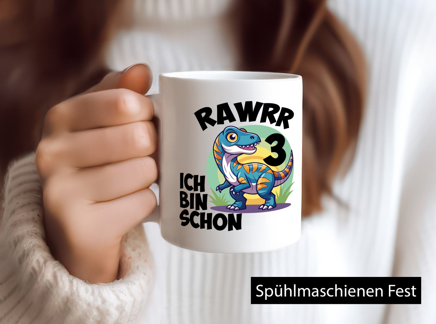 Rawwww ich bin schon 3 | 3. Geburtstag Jähriger Geschenkidee Humor Tasse