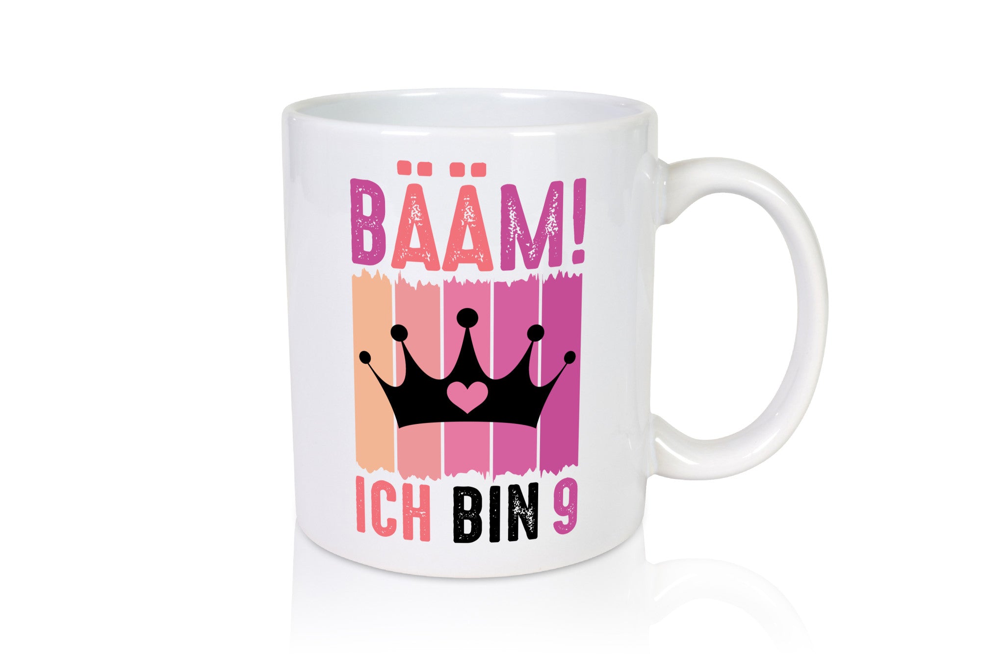 9. Geburtstag | 9 Jahre Bääm ich bin Krone Humor Geschenkidee Tasse
