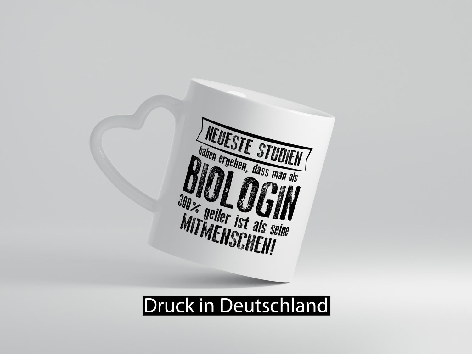 Neuste Studien: Biologin | Biologie Naturforscherin Humor Geschenkidee Tasse