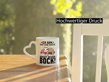 Ich habe kein Bock Geschenk Humor Geschenkidee lustiger Spruch Tasse