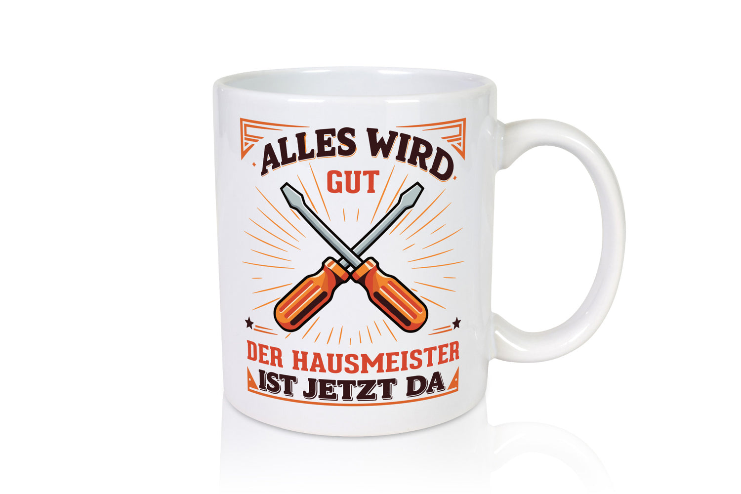 Hausmeister ist da | Facility Manager v2 Geschenk Humor Geschenkidee lustiger