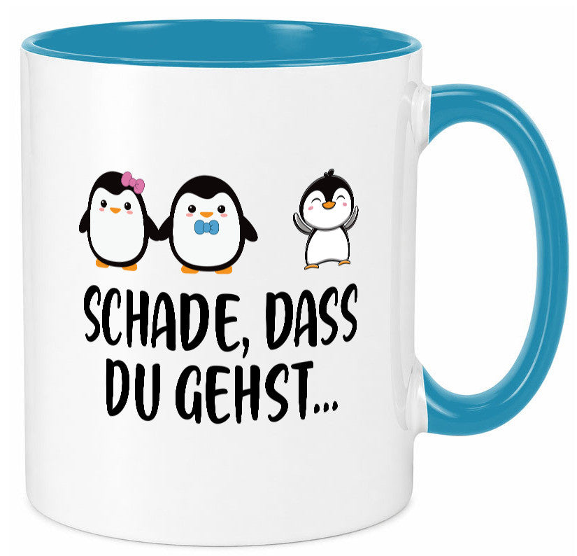 Schade das du gehst | Arbeitskollegen Arbeit Humor Kollegen Büro Geschenkidee Tasse