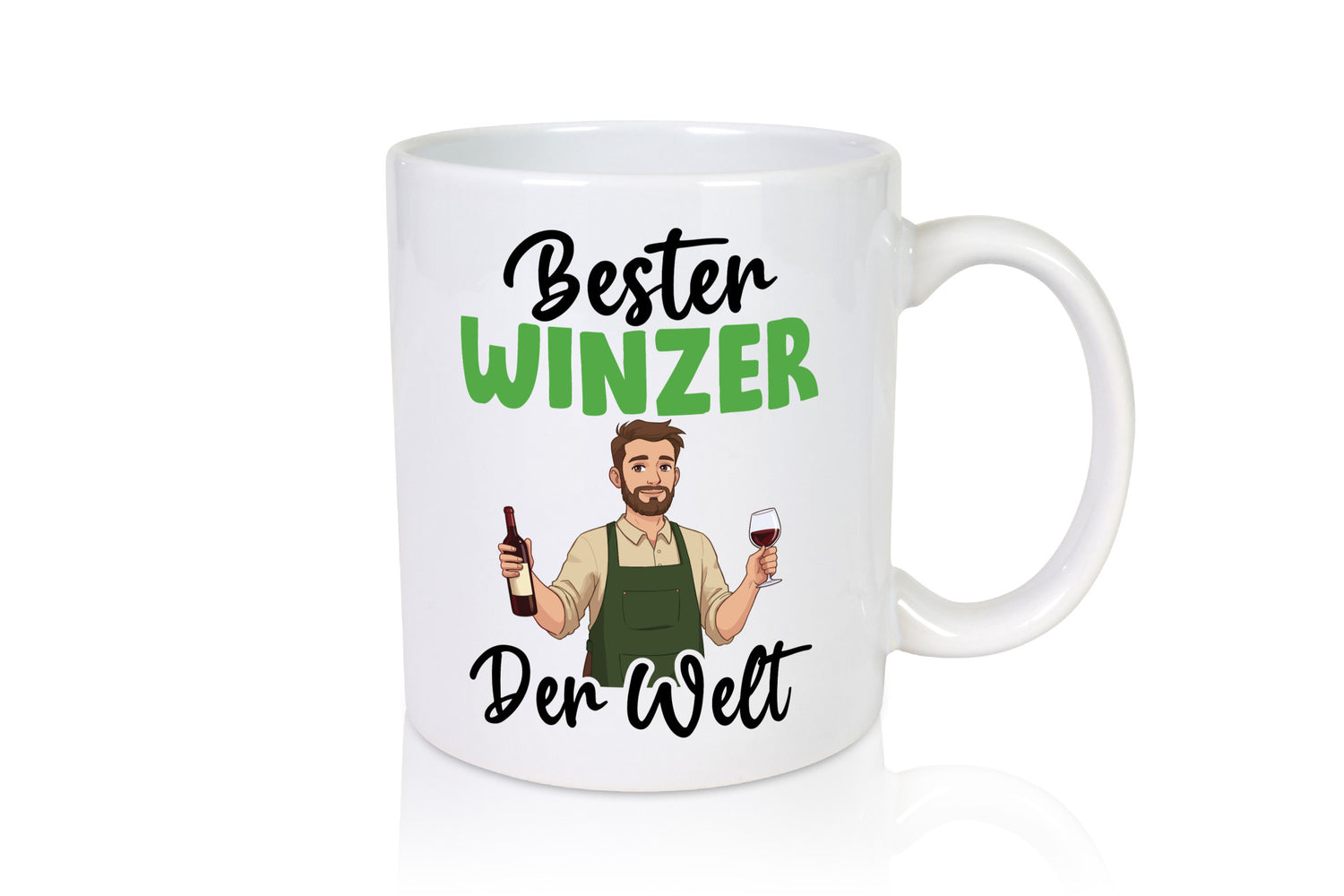 Bester Winzer | Weinbauer Wein v2 Humor Geschenkidee Tasse