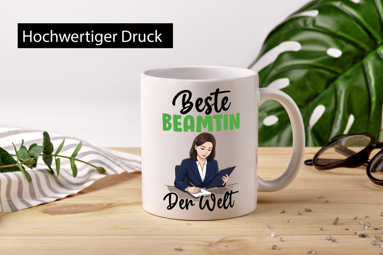 Beste Beamtin | Verbeamtung Dienst lustiger Spruch Geschenk Humor Geschenkidee