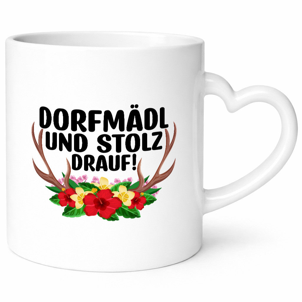 Dorfmädel und stolz drauf | Dorfkind Dorf v2 Geschenkidee Humor Tasse